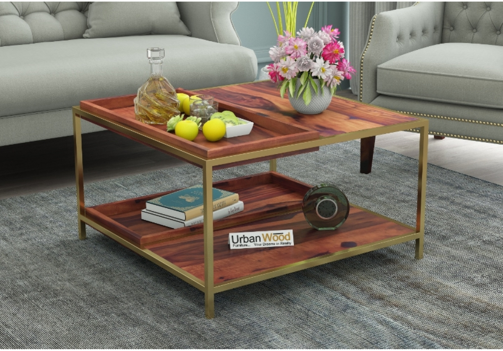 Hope Wooden Coffee Table 