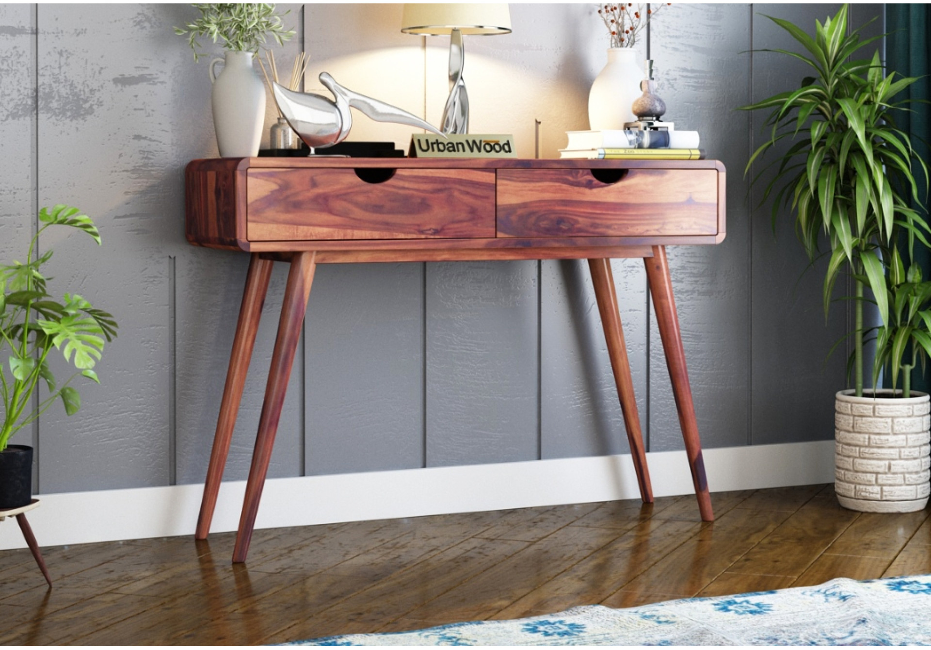 Yarn Console Table with Storage 