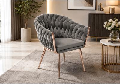 Nirela Rose Gold Cozy Chair 