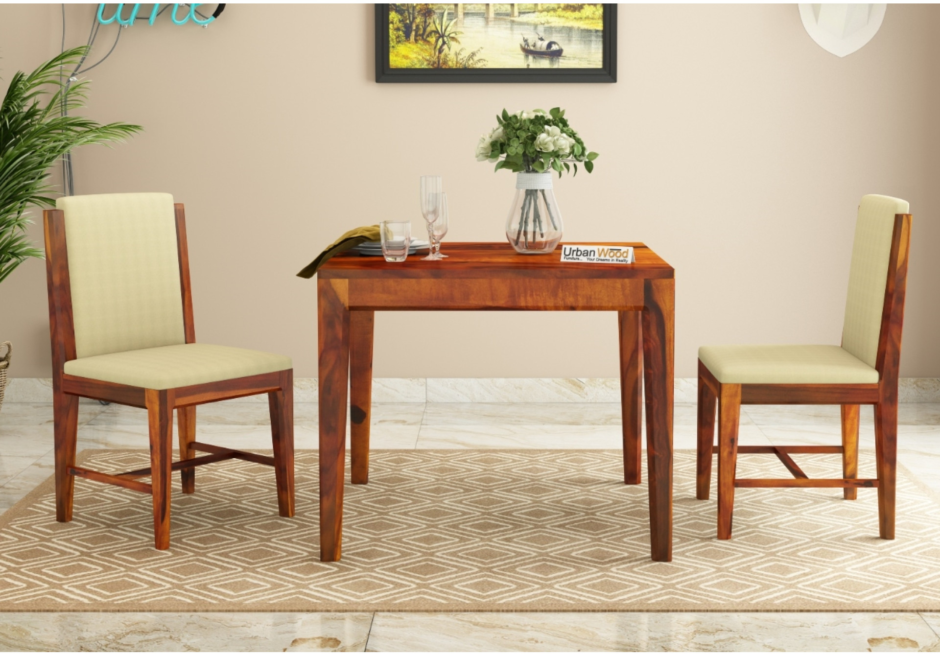 Deck 2-Seater Dining Table Set 
