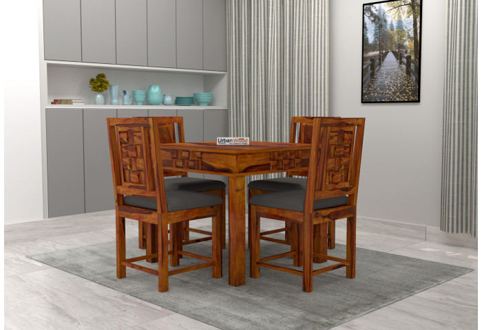 Hover 4-Seater Dining Table Set 