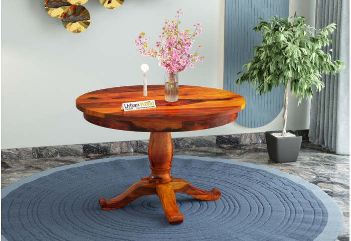 Knit 4-Seater Round Dining Table 