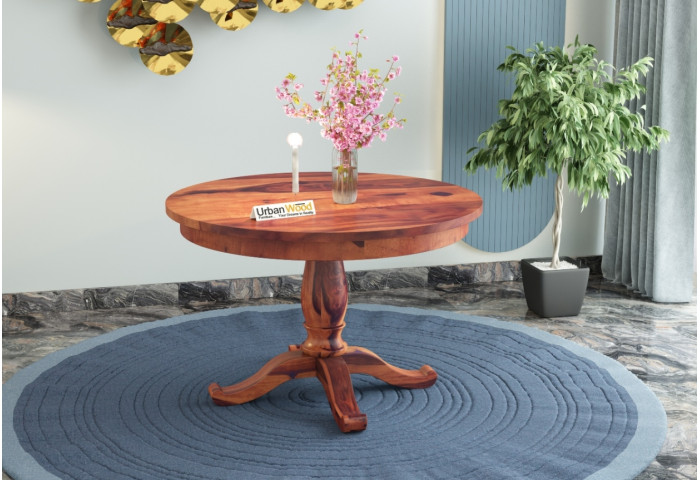 Knit 4-Seater Round Dining Table 
