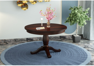Knit 4-Seater Round Dining Table 