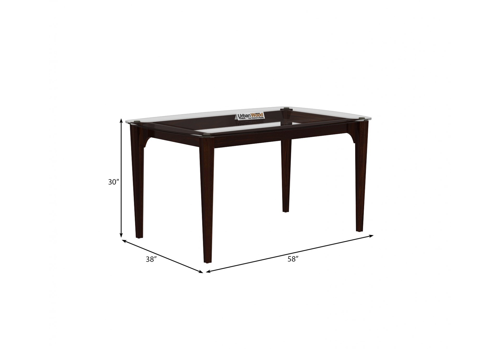 Quipo 4-Seater Dining Table 