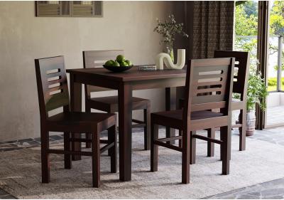 Verona Modern 4-Seater Dining Table Set 