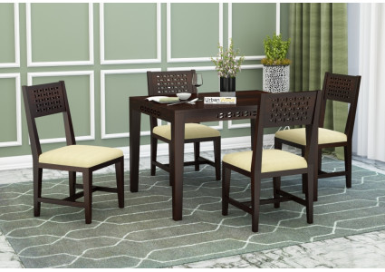 Woodora 4 Seater Dining Set with Cushion 