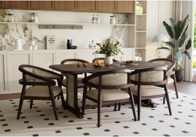 Drew 6-Seater Dining Table Set 