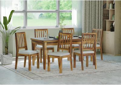 Vera 6-Seater Dining Table Set 