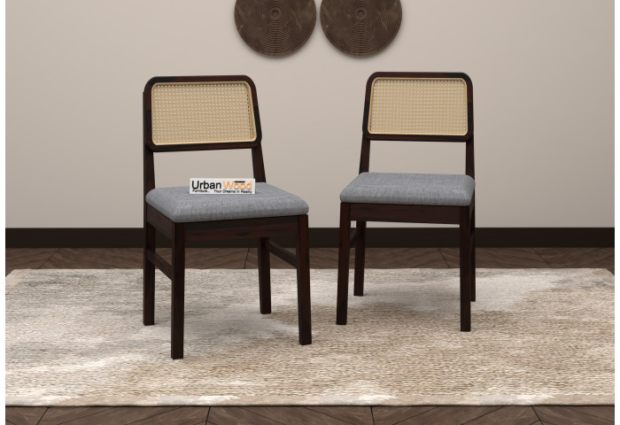 Retro Wooden Dining Chair - Set Of 2 