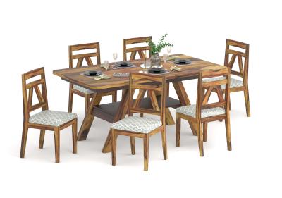 Dahlia 6-Seater Dining Table Set 