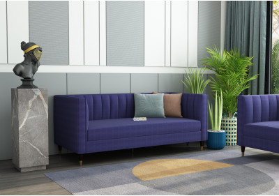 Abro 3 Seater Fabric Sofa 