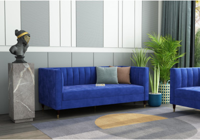 Abro 3 Seater Fabric Sofa 