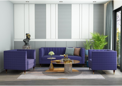 Abro 3+1+1 Seater Fabric Sofa 