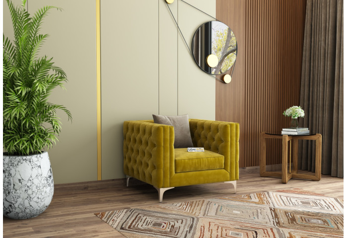 Curio 1 Seater Fabric Sofa 