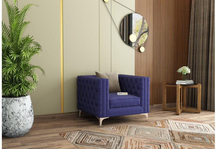 Curio 1 Seater Fabric Sofa 