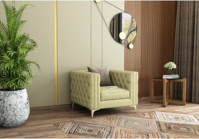 Curio 1 Seater Fabric Sofa 