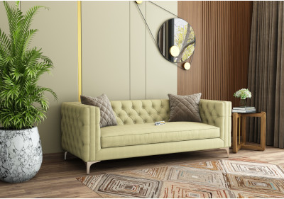 Curio 3 Seater Fabric Sofa 