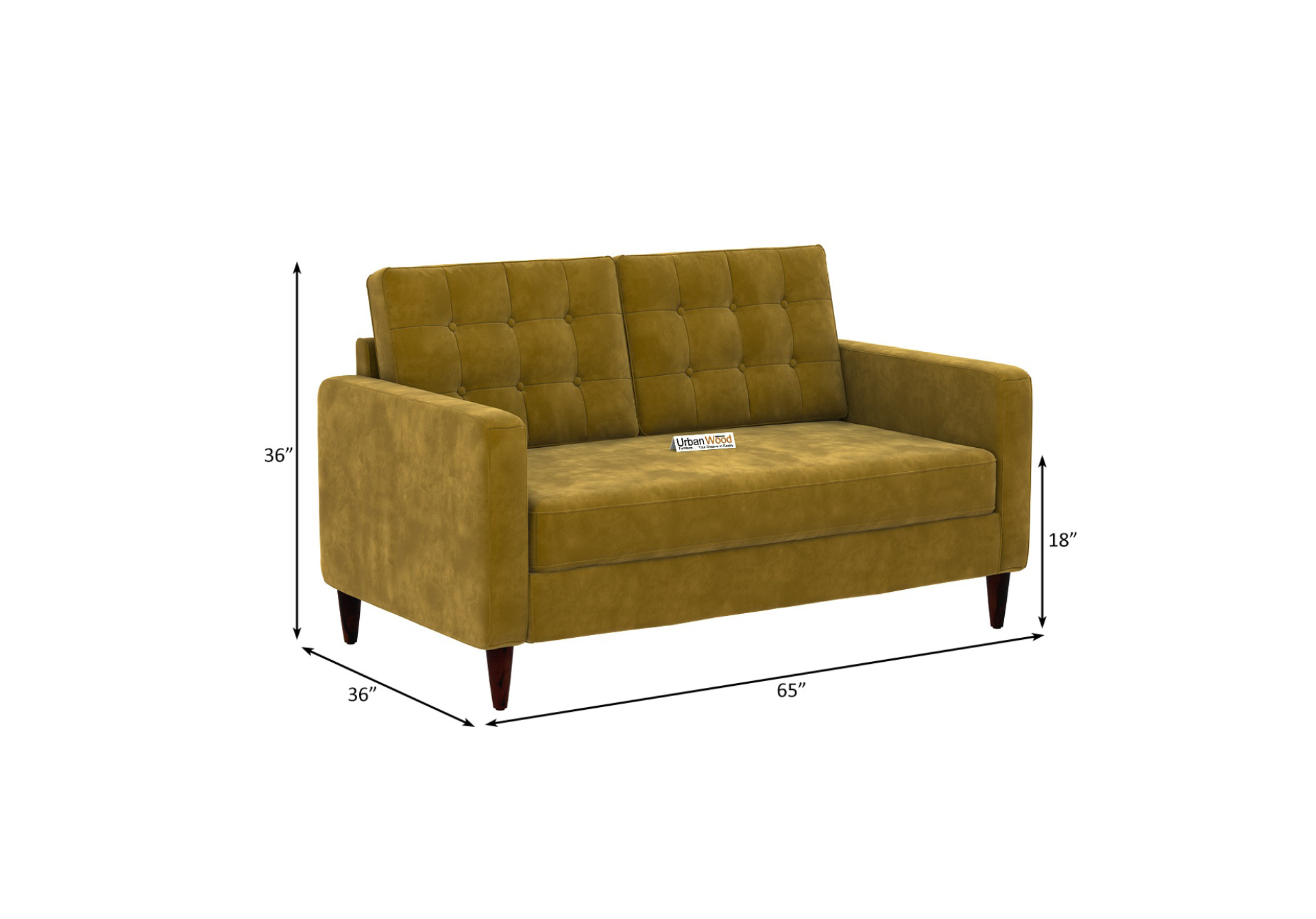 Hamper 2+1+1 Seater Fabric Sofa 