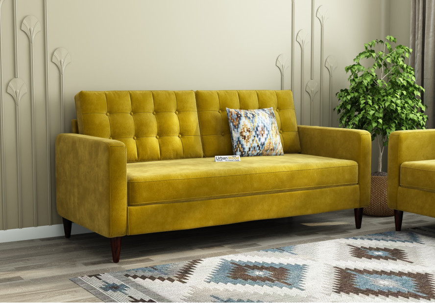 Hamper 3 Seater Fabric Sofa 