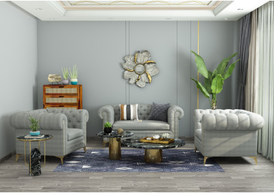 Regal 2+1+1 Seater Fabric Sofa 