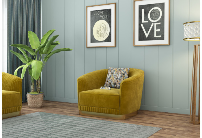 Roy 1 Seater Fabric Sofa 