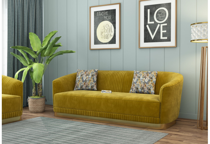 Roy 3 Seater Fabric Sofa 