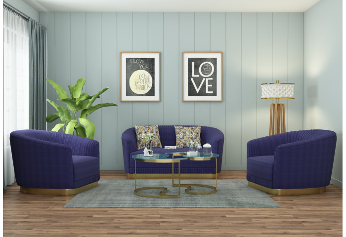 Roy 2+1+1 Seater Fabric Sofa 