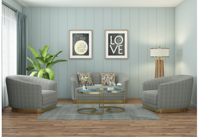 Roy 2+1+1 Seater Fabric Sofa 
