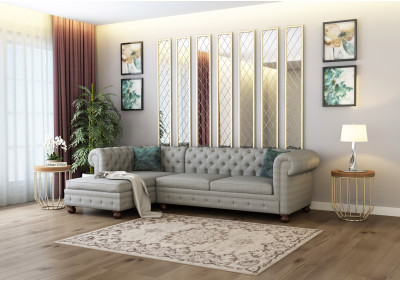 Beck L-Shaped Left Aligned Sofa 