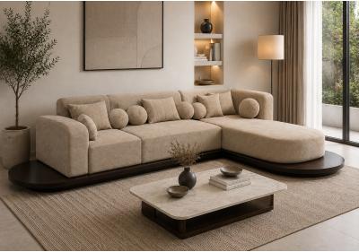 Nova Curve L-Shaped Sofa 