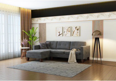 Paul L-Shaped Left Aligned Sofa 