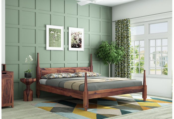 Half Canopy Poster Bed 