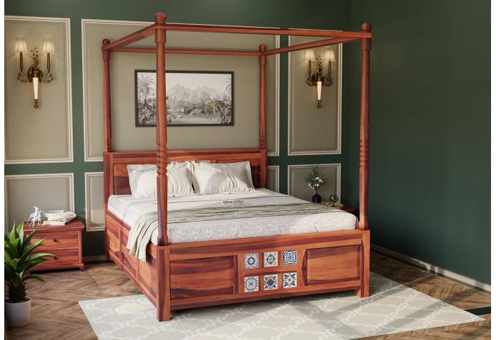 Relay Poster Bed With Box Storage 