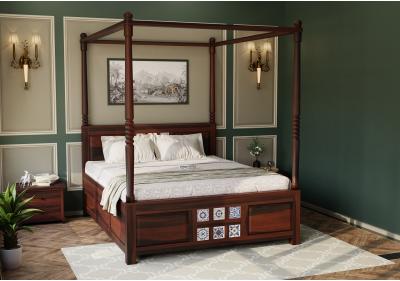 Relay Poster Bed With Box Storage 