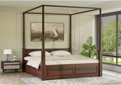 Tuscan Poster Bed With Hydraulic Storage 
