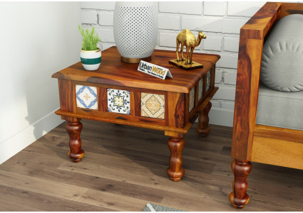 Relay Ceramic Tile Side Table 