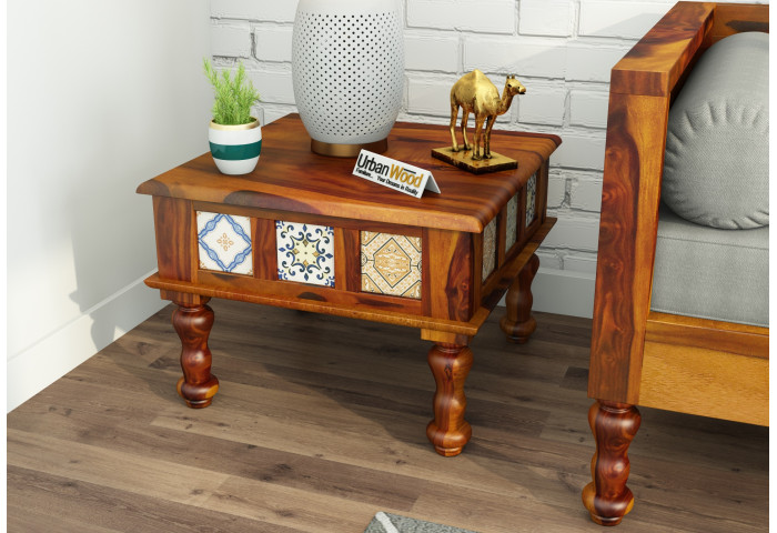 Relay Ceramic Tile Side Table 
