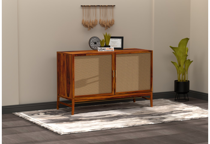 Retro Sheesham Wood Sideboard 