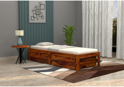 Cleo Single Bed With Drawer Storage 