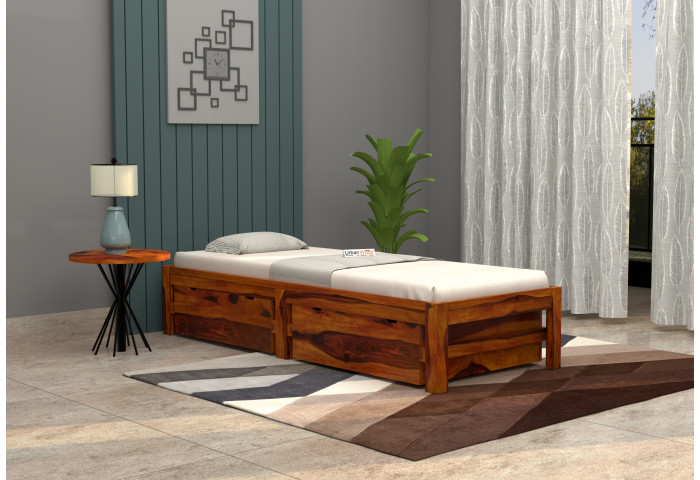 Cleo Single Bed With Drawer Storage 