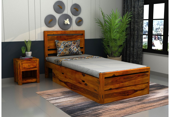Gavin Single Bed With Drawer Storage 