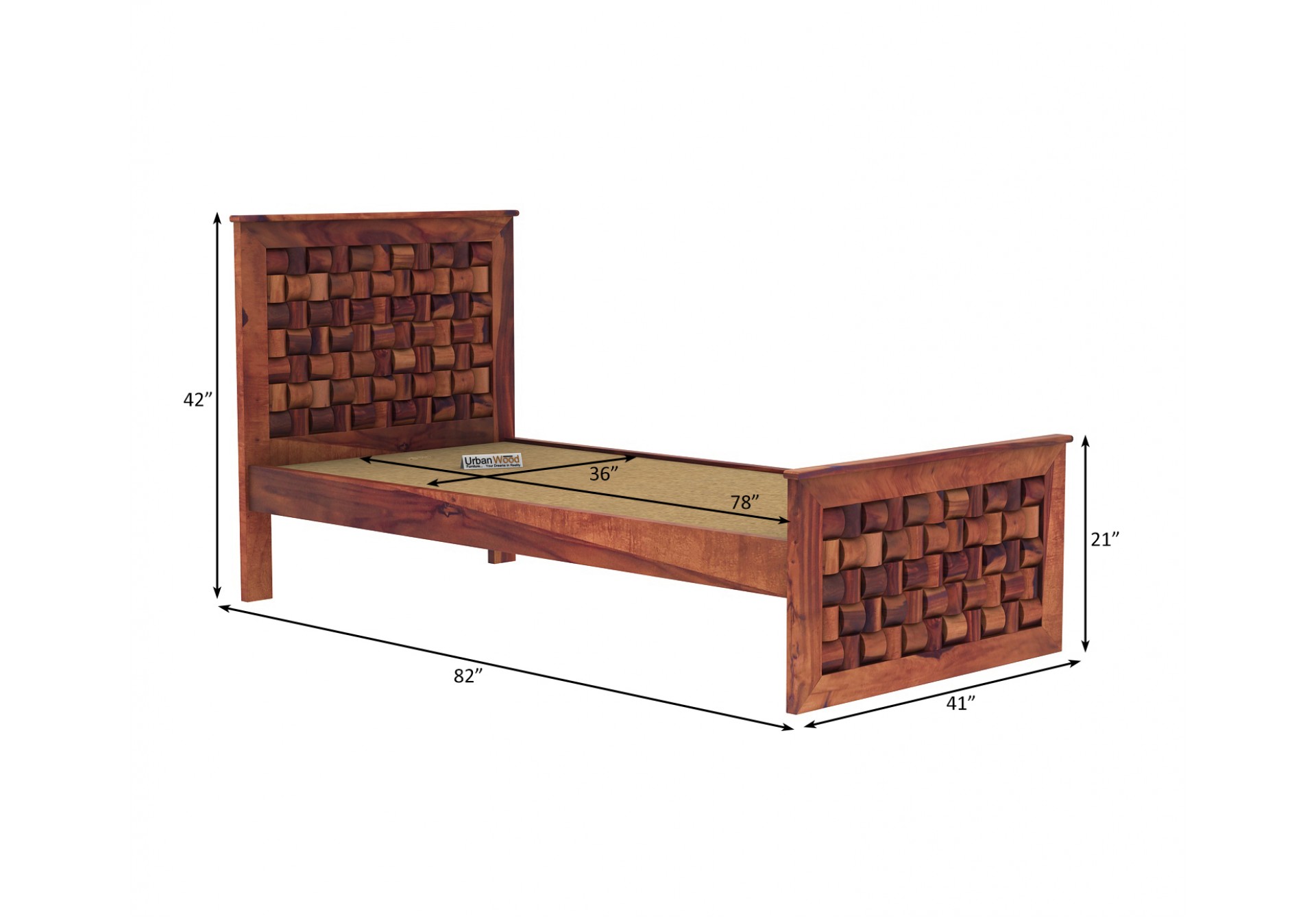 Hover Single Bed Without Storage 