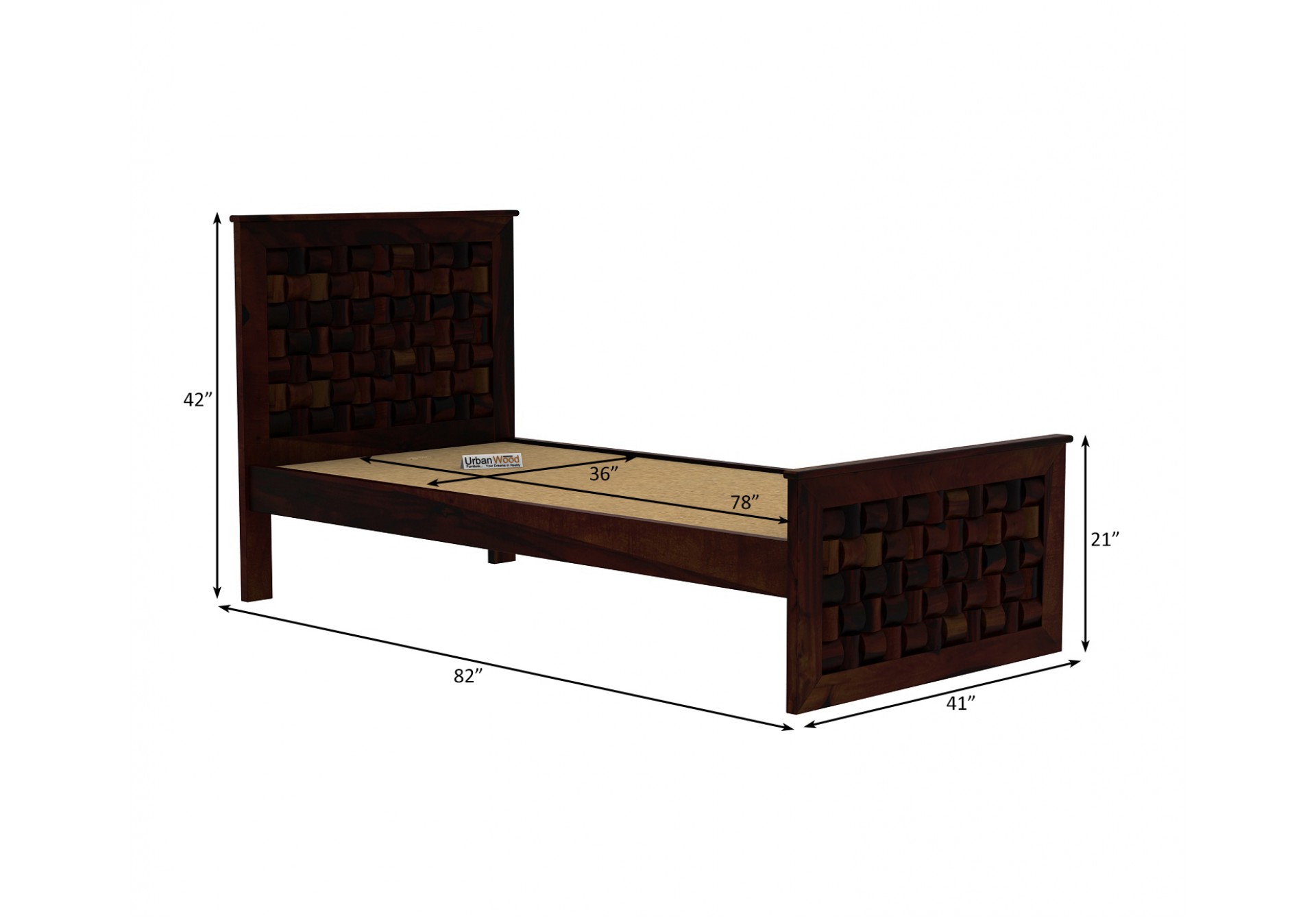 Hover Single Bed Without Storage 