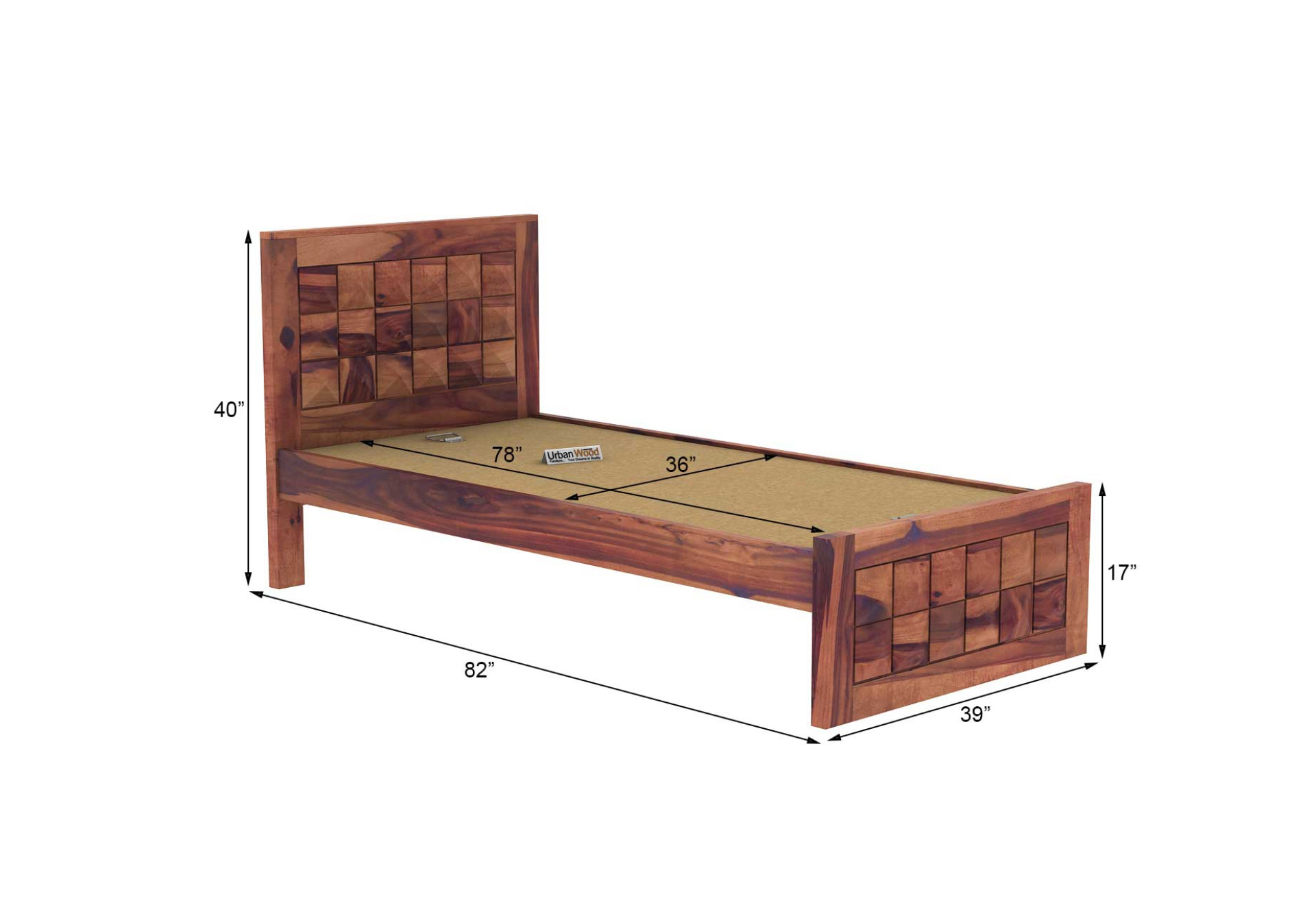 Morgana single bed without storage 