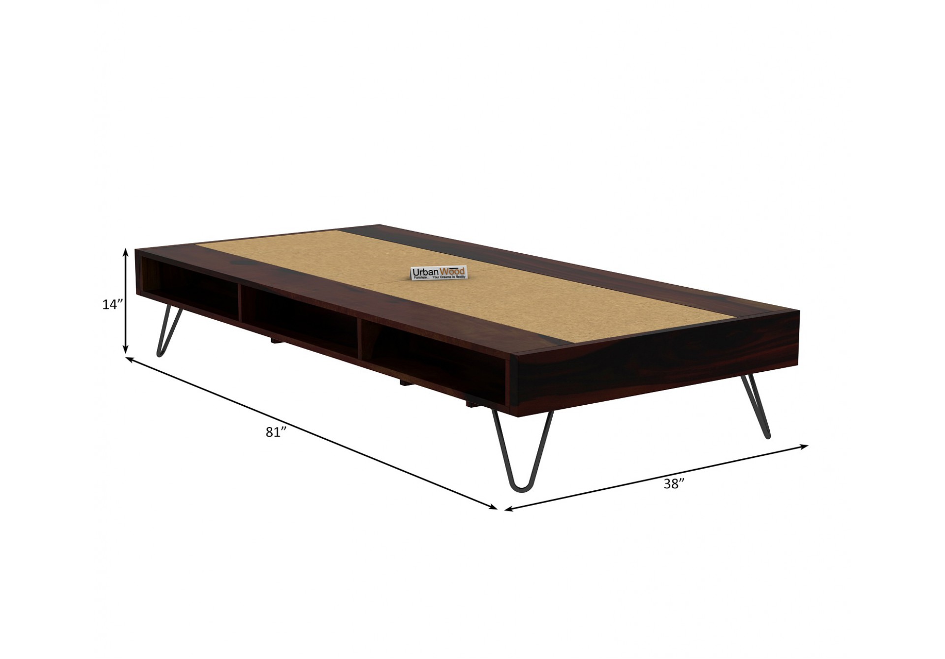 Canvas Platform Single Bed 