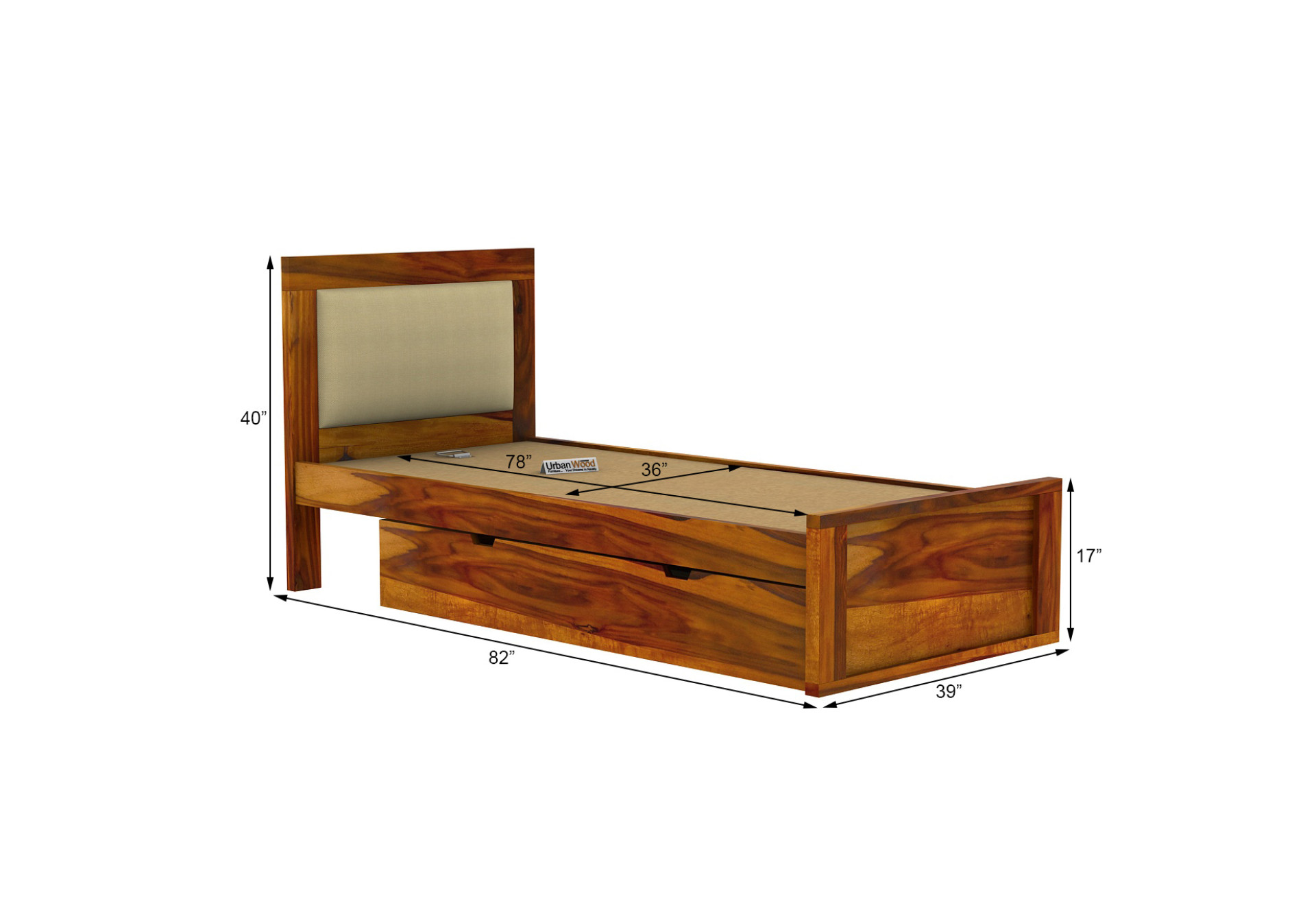 Harris Single Bed With Storage 
