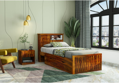 Stack Single Bed With Drawer Storage 
