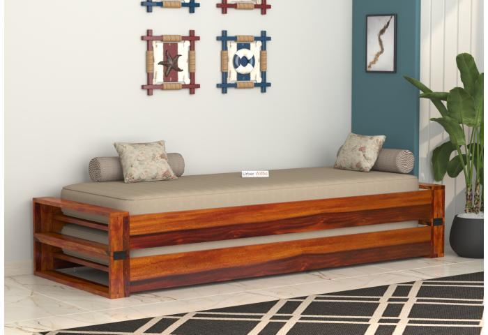 Aper Wooden Sofa Cum Bed 