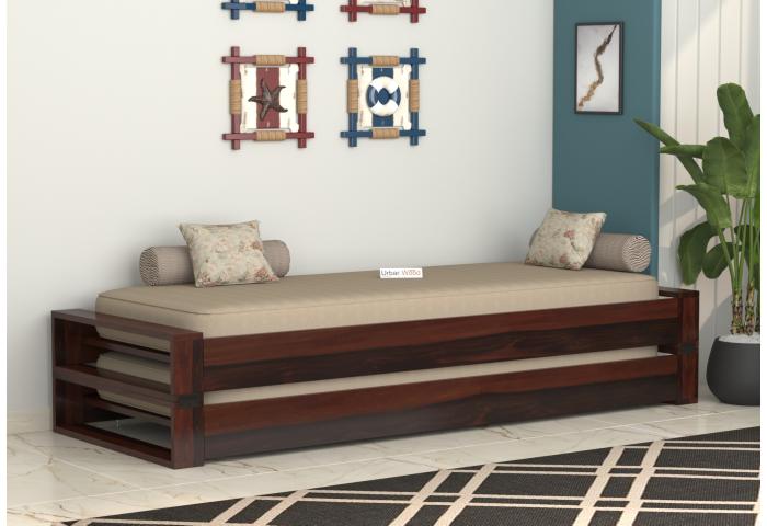 Aper Wooden Sofa Cum Bed 